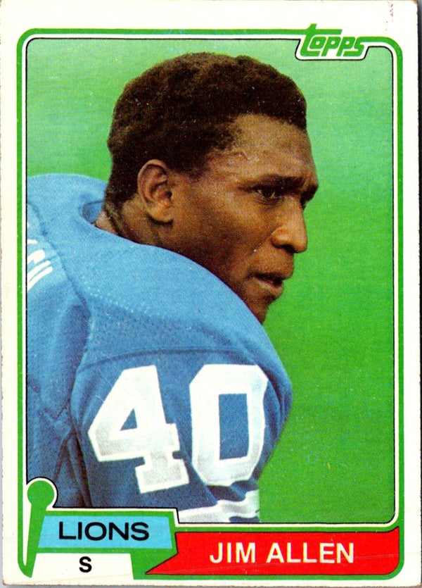 1981 Topps Jim Allen #251