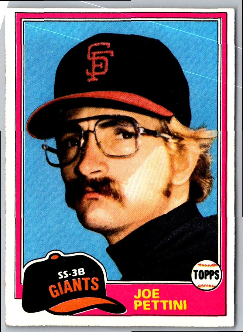 1981 Topps Joe Pettini