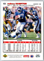 1995 Collector's Choice Rodney Hampton #151