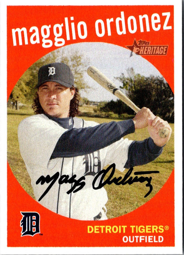 2008 Topps Heritage Magglio Ordonez #360