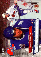 1993 Ultra Chris Simon #224 Rookie