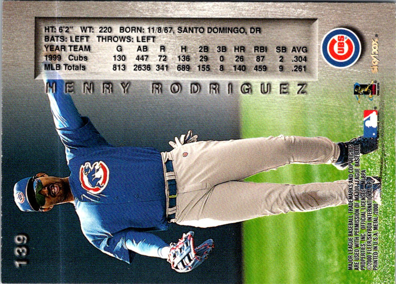 2000 Metal Henry Rodriguez