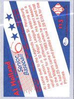 1990 Pacific Senior League Al Holland #113
