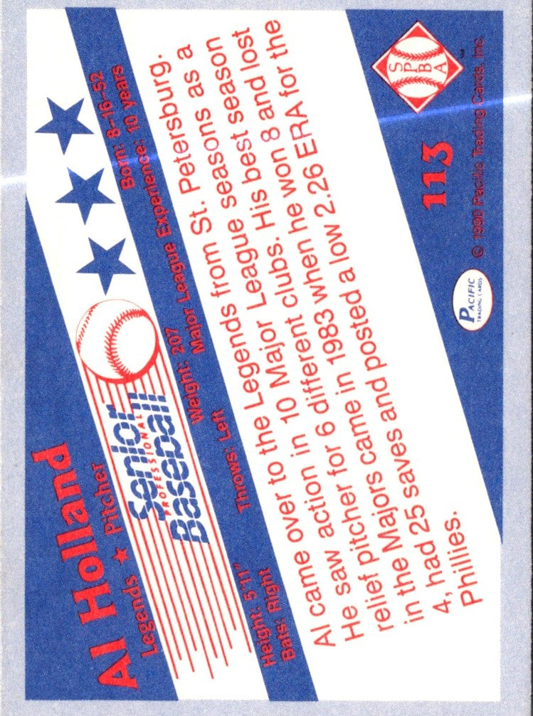 1990 Pacific Senior League Al Holland