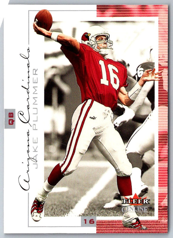 2001 Fleer Genuine Jake Plummer #76