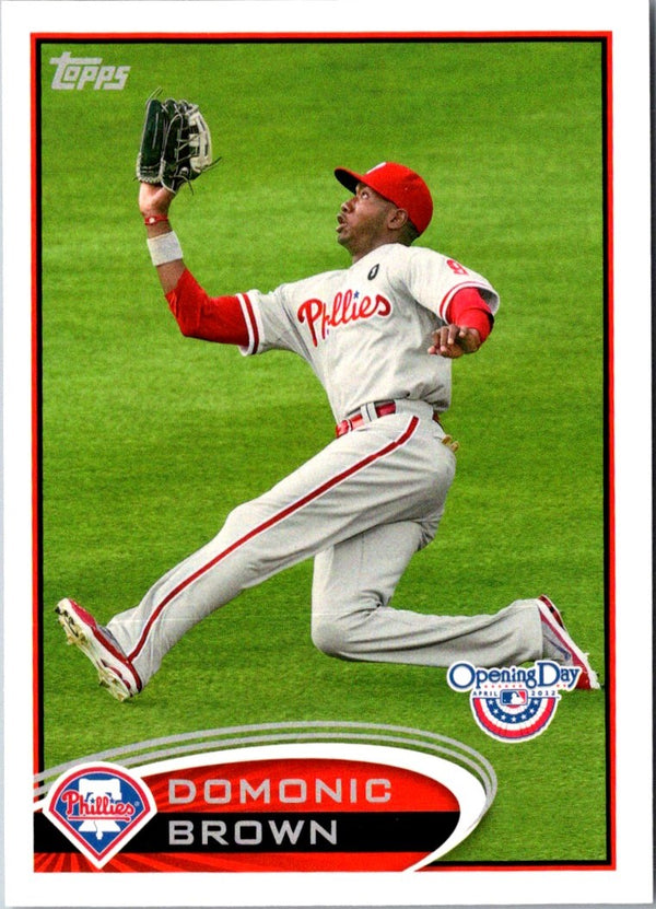 2012 Topps Opening Day Domonic Brown #40