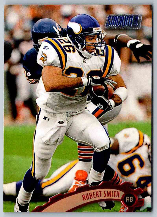 1997 Topps Stadium Club Football Robert Smith #177