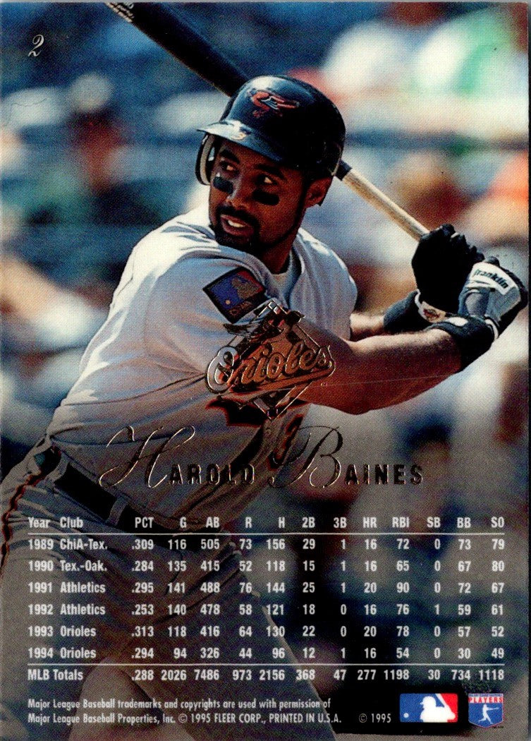 1995 Flair Harold Baines