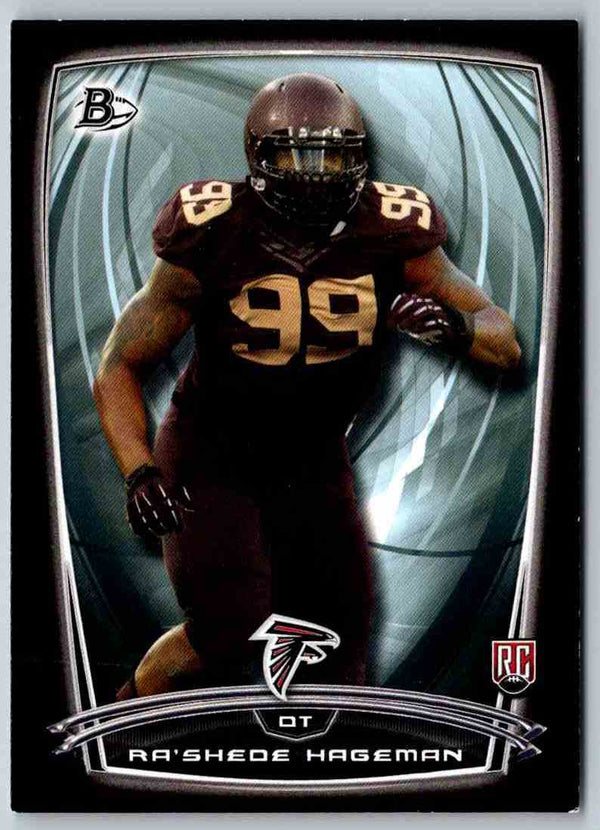 2014 Bowman Football Raâ€™Shede Hageman #80