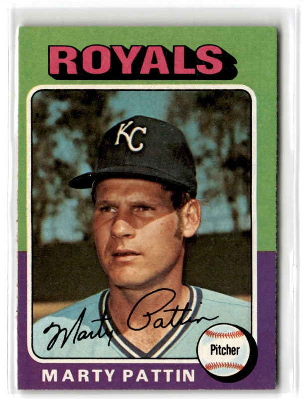 1975 Topps Marty Pattin #413 EXMT