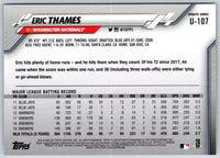 2020 Topps Update Eric Thames #U-107