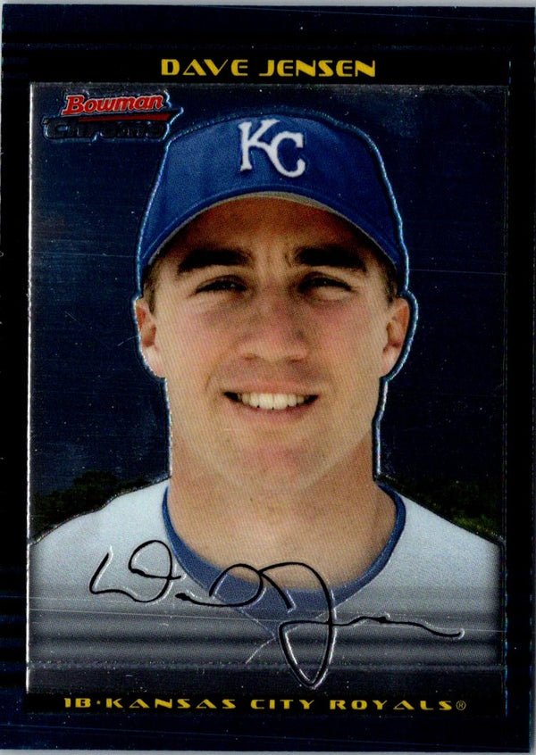 2002 Bowman Draft Picks & Prospects Chrome Dave Jensen #BDP70 Rookie