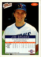 1993 Fleer Excel Jim Bruske #197