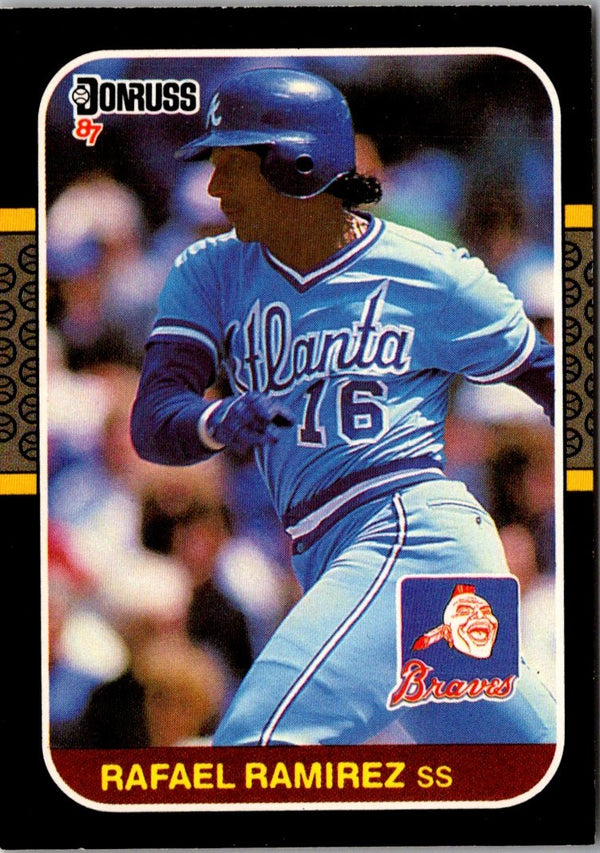 1987 Donruss Rafael Ramirez #202