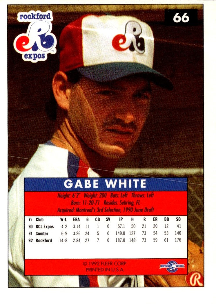 1992 Fleer Excel Gabe White