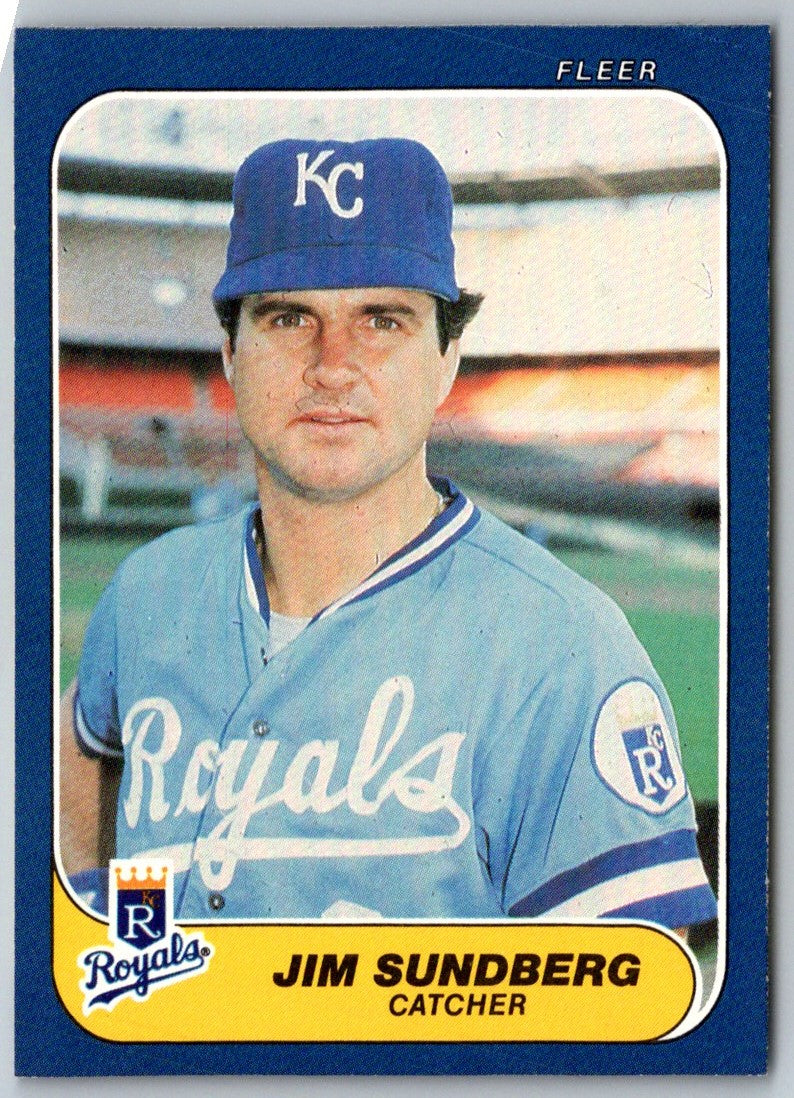 1986 Fleer Jim Sundberg