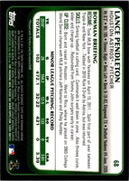 2011 Bowman Draft Picks & Prospects Chrome Lance Pendleton #68 Rookie