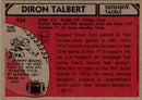 1980 Topps Diron Talbert