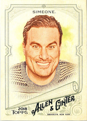2018 Topps Allen & Ginter Steve Simeone #149