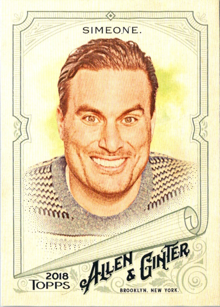 2018 Topps Allen & Ginter Steve Simeone