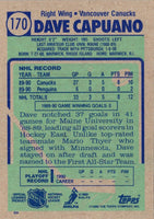1990 Topps Dave Capuano #170 Rookie