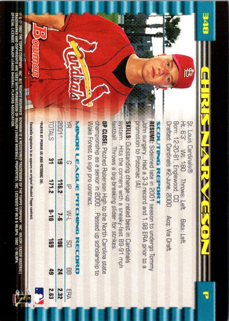 2002 Bowman Chris Narveson