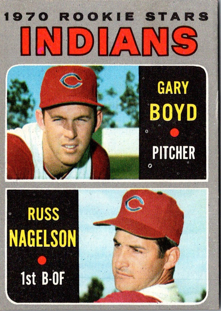 1970 Topps Indians 1970 Rookie Stars - Gary Boyd/Russ Nagelson