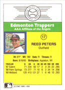 1990 CMC Edmonton Trappers Reed Peters