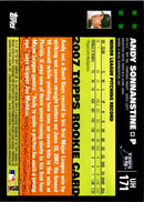 2007 Topps Updates & Highlights Andy Sonnanstine