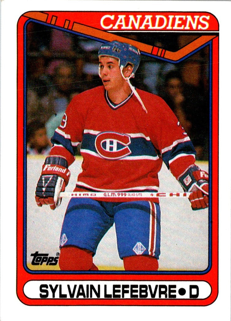 1990 Topps Sylvain Lefebvre