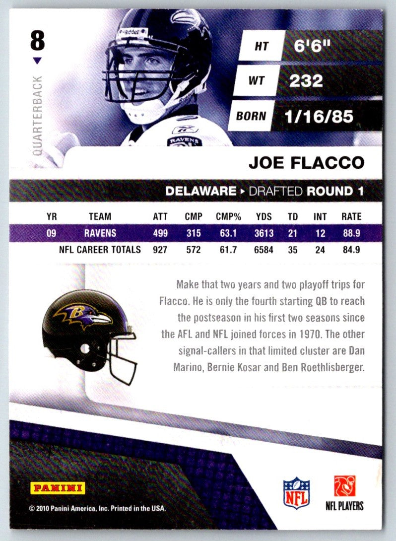 2010 Panini Absolute Memorabilia Retail Joe Flacco