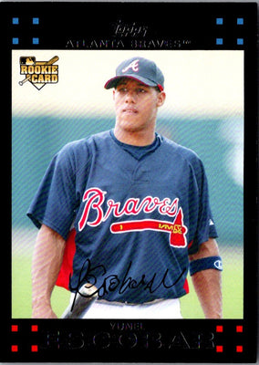 2007 Topps Updates & Highlights Yunel Escobar #UH172 Rookie