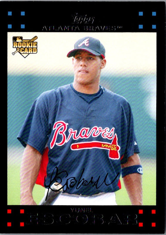 2007 Topps Updates & Highlights Yunel Escobar #UH172 Rookie
