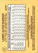 1985 Donruss Larry Parrish