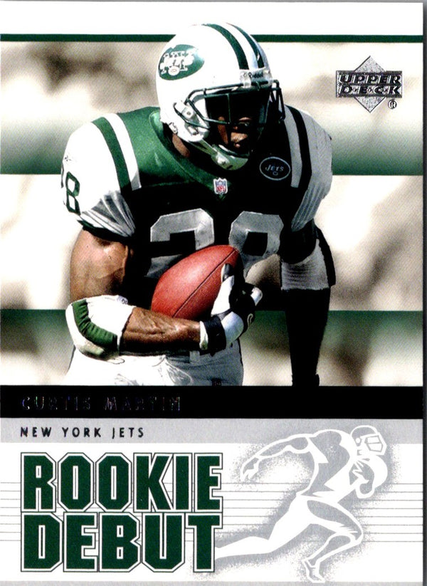 2005 Upper Deck Rookie Debut Curtis Martin #68