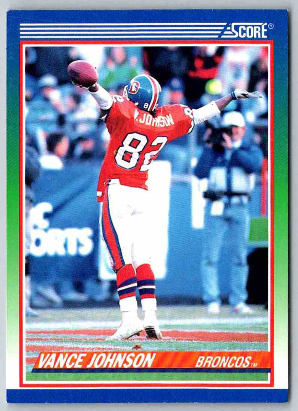 1990 Score Vance Johnson #39