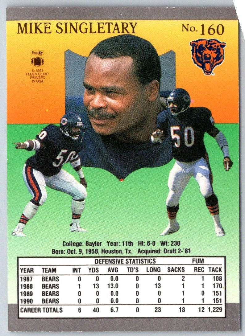 1991 Ultra Mike Singletary