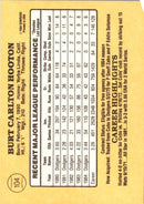 1985 Donruss Burt Hooton