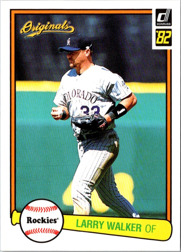 2002 Donruss Originals Larry Walker #47