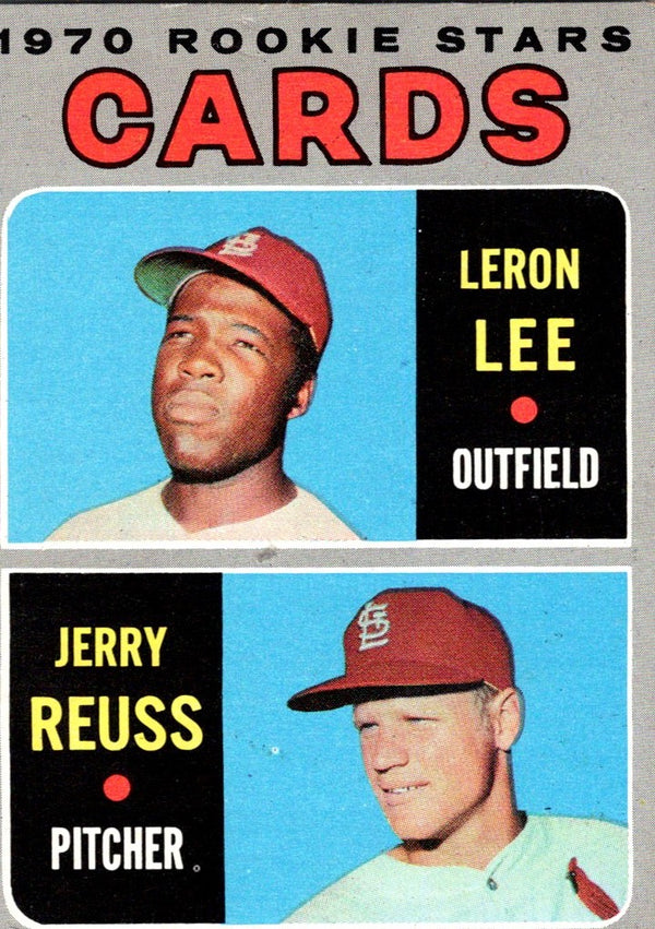 1970 Topps Cardinals 1970 Rookie Stars - Leron Lee/Jerry Reuss #96 Rookie EX-MT+