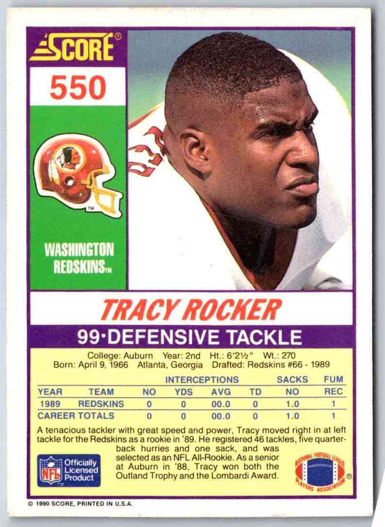 1990 Score Tracy Rocker