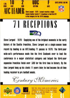 1999 Upper Deck Century Legends Steve Largent #176