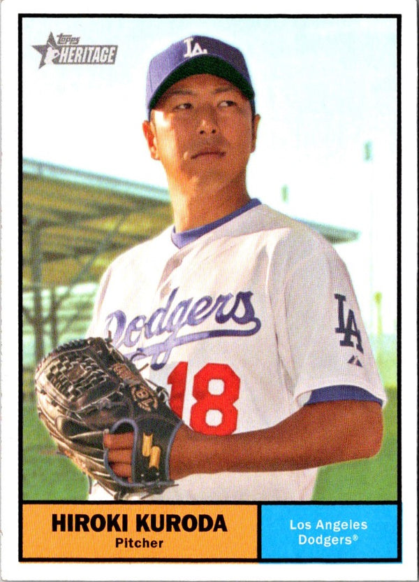 2010 Topps Heritage Hiroki Kuroda #296