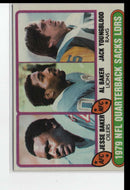 1980 Topps 1979 Sacks Leaders - Jesse Baker/Al Baker/Jack Youngblood