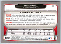 2013 Bowman Jaime Garcia #77
