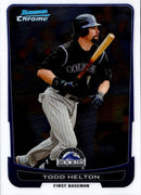 2012 Bowman Chrome Todd Helton