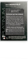 2020 Bowman Platinum Pink Whit Merrifield #27 /299