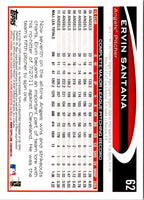 2012 Topps Opening Day Ervin Santana #62
