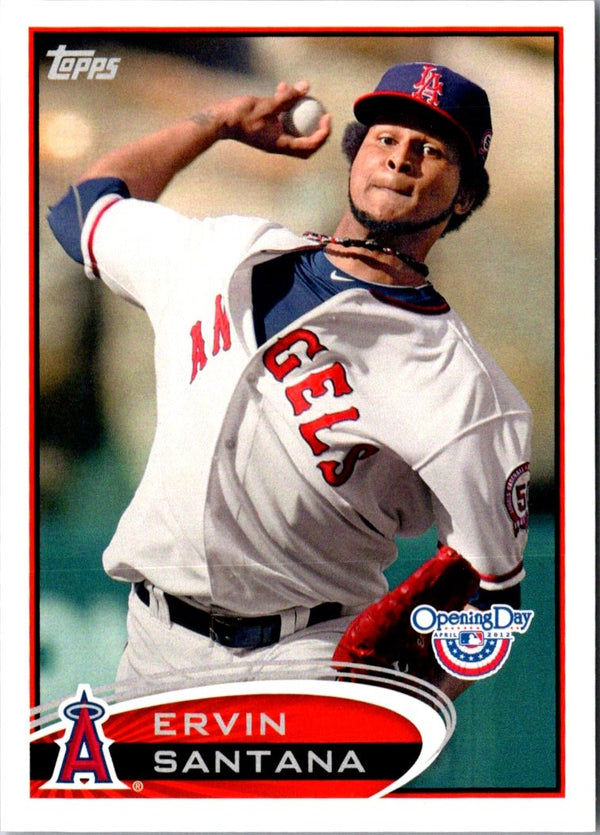 2012 Topps Opening Day Ervin Santana #62