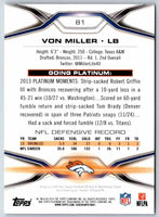 1991 Bowman BestFootball Von Miller #81